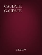 Gaudete Gaudete SSA choral sheet music cover